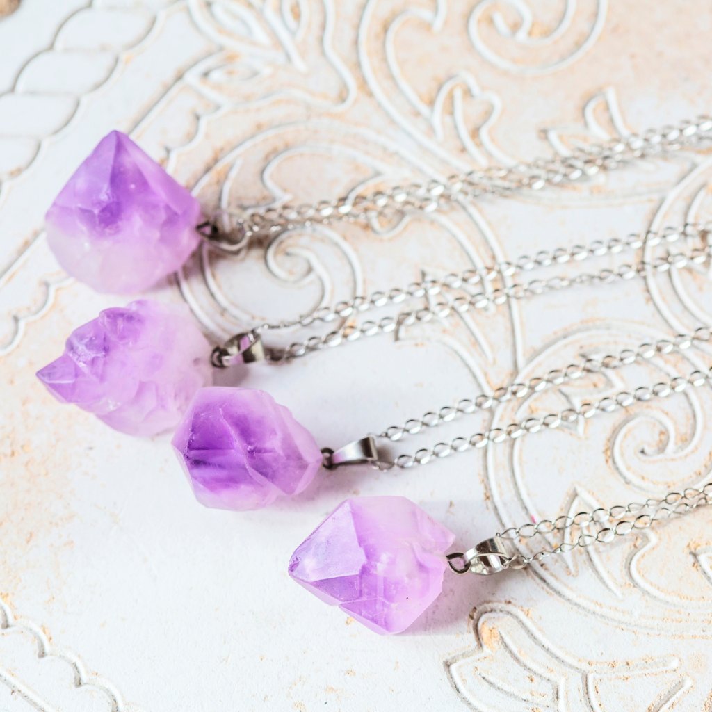 Pendentif en pierre de gemme