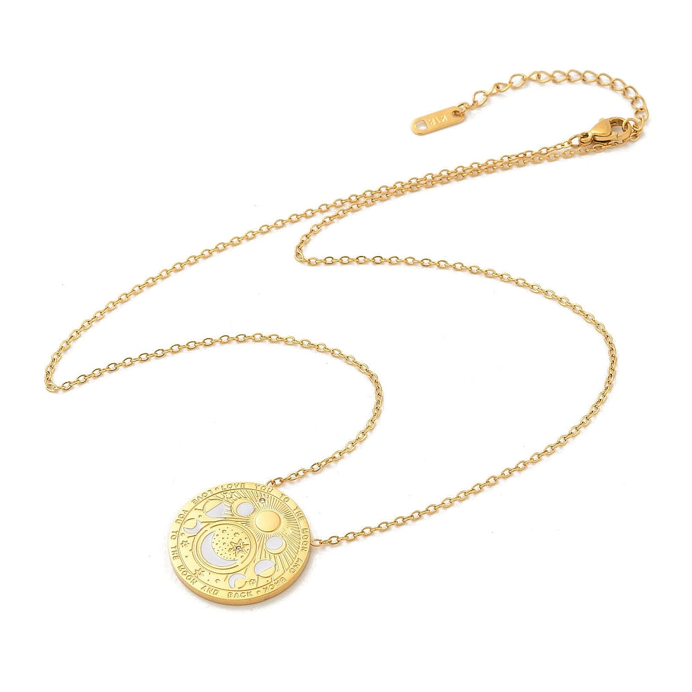 Collier phase lunaire