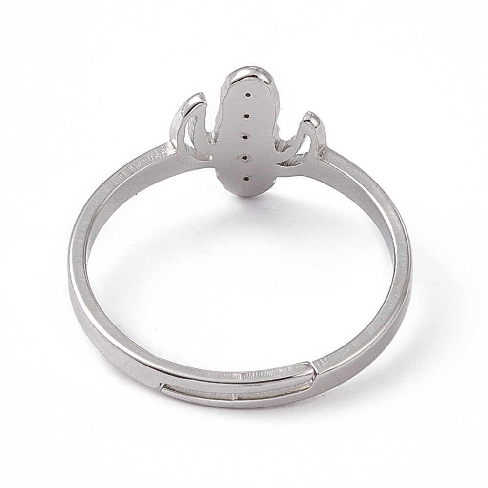 Inés bague acier inoxydable