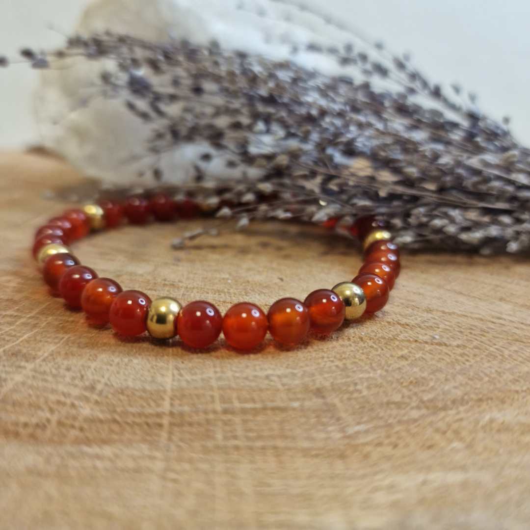 Bracelet Cornaline - Confiance - Ava