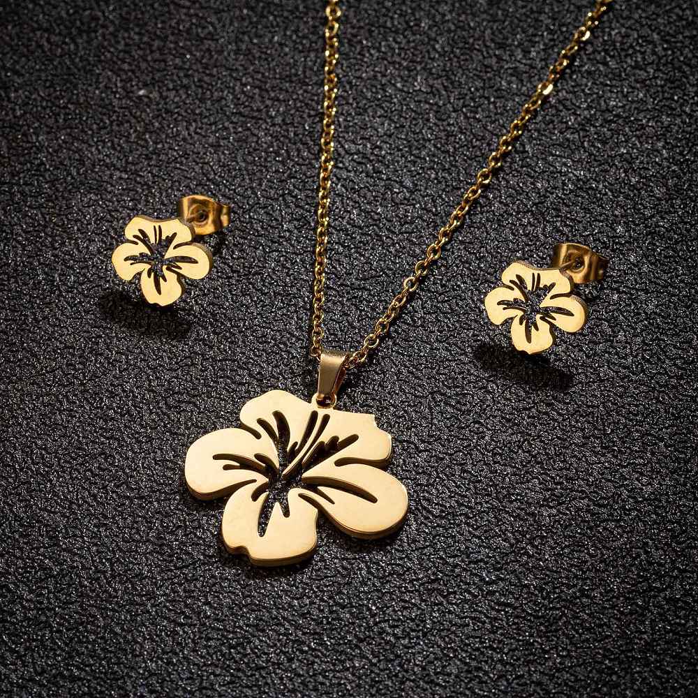 Parure Fleur hibiscus