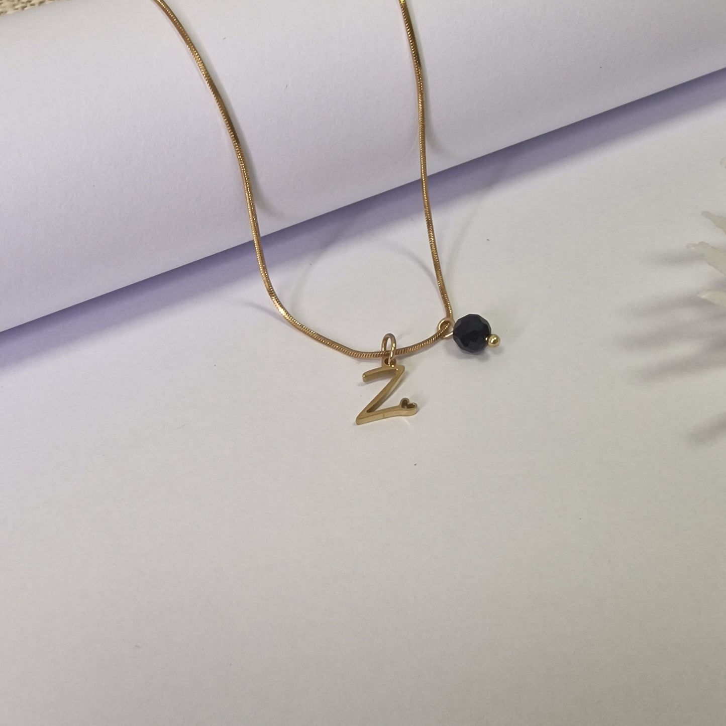 Collier initiale - Protection puissante - Spinelle