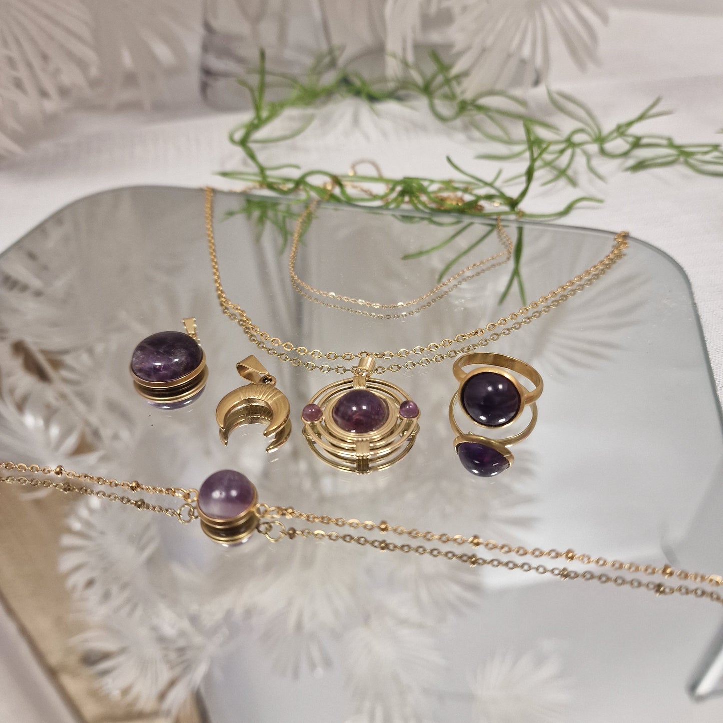 Parure cosmos - Améthyste - Spiritualité