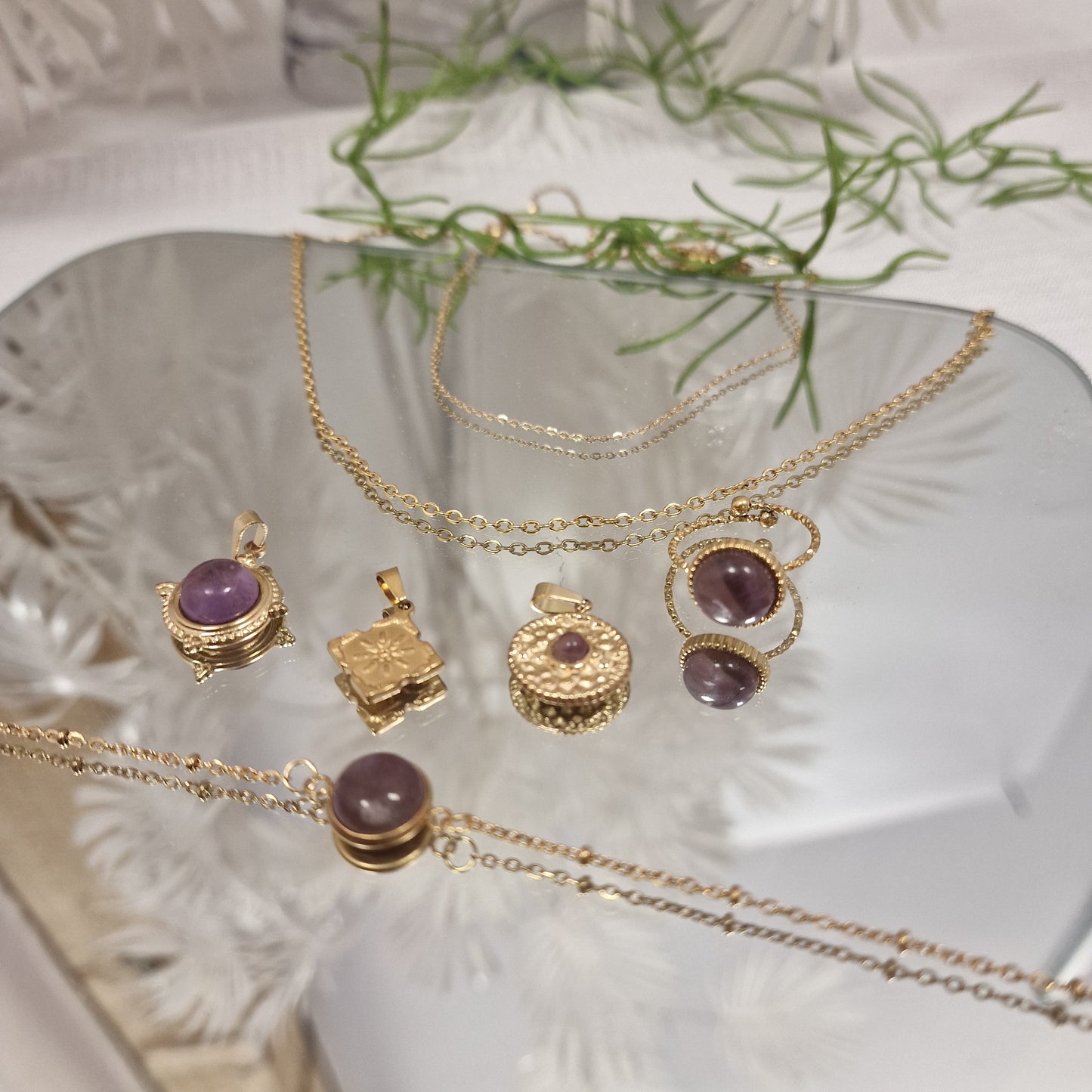 Parure Stella - Améthyste - Spiritualité