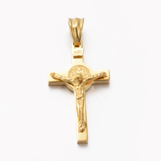 Pendentif Croix INRI en acier inoxydable
