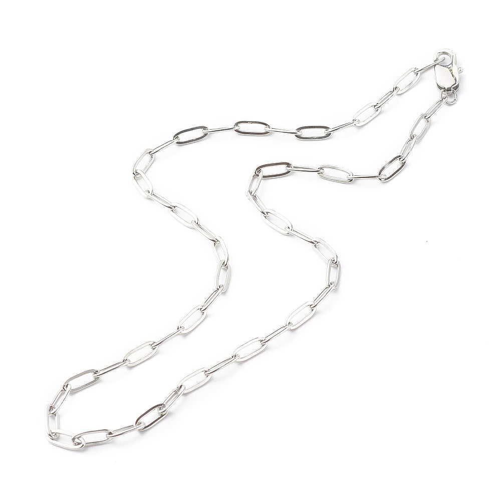Collier acier inoxydable maille thrombone