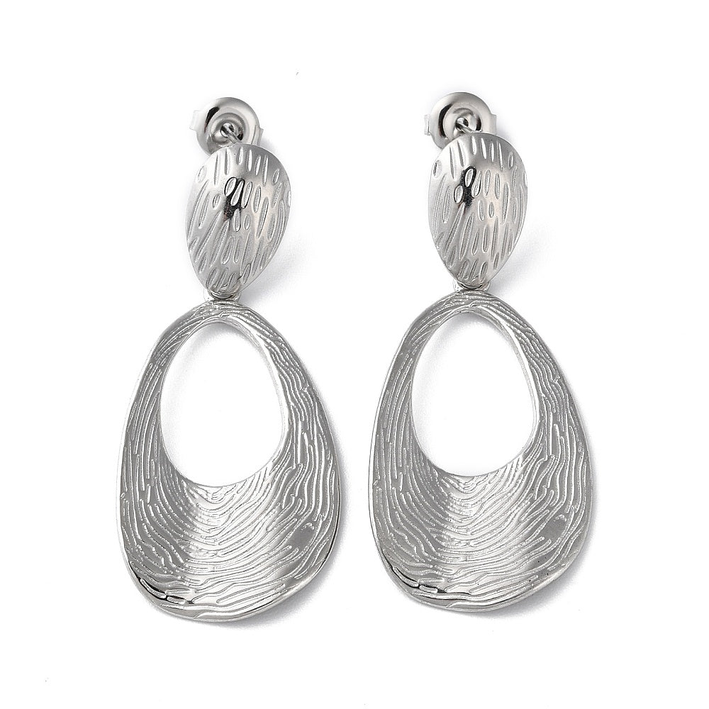 Clou d'oreille 2 pièces ajouré