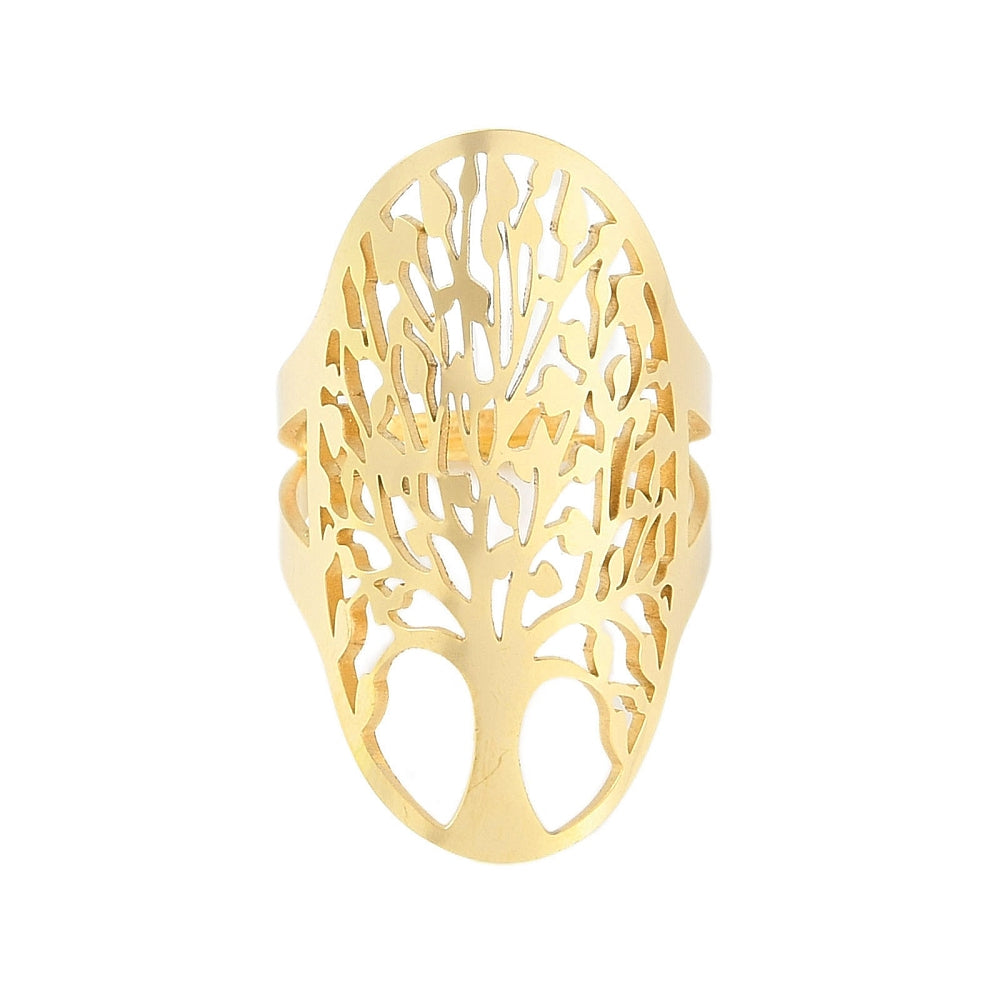 bague arbre de vie large