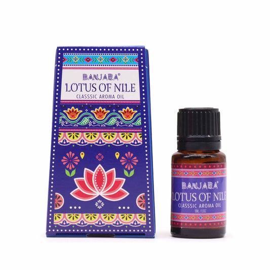 Huile Parfumée Indienne Banjara 10ml - Lotus du Nil