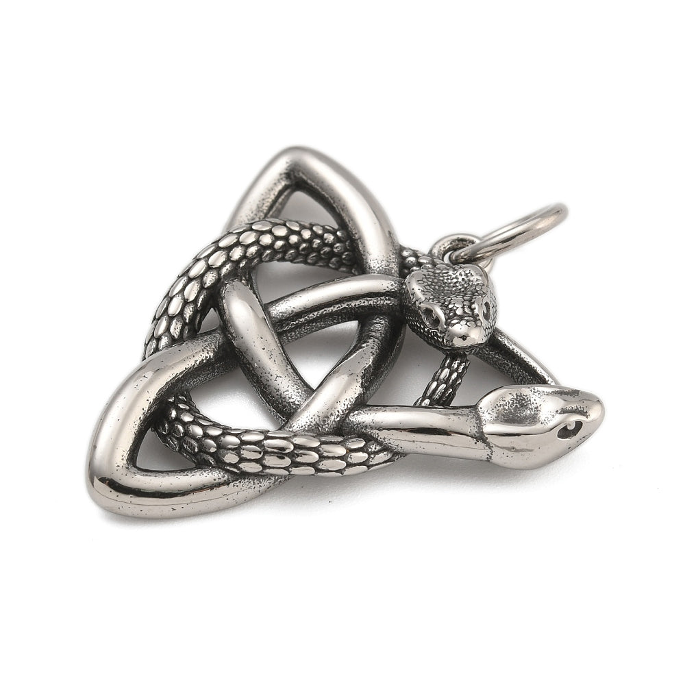 Pendentif serpent triquetra