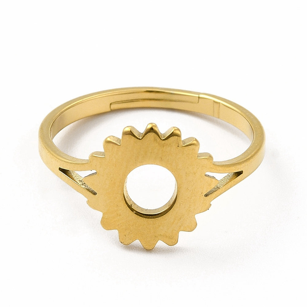 Corolle bague acier inoxydable