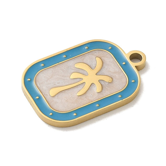 Charm émaillé  - Palmier