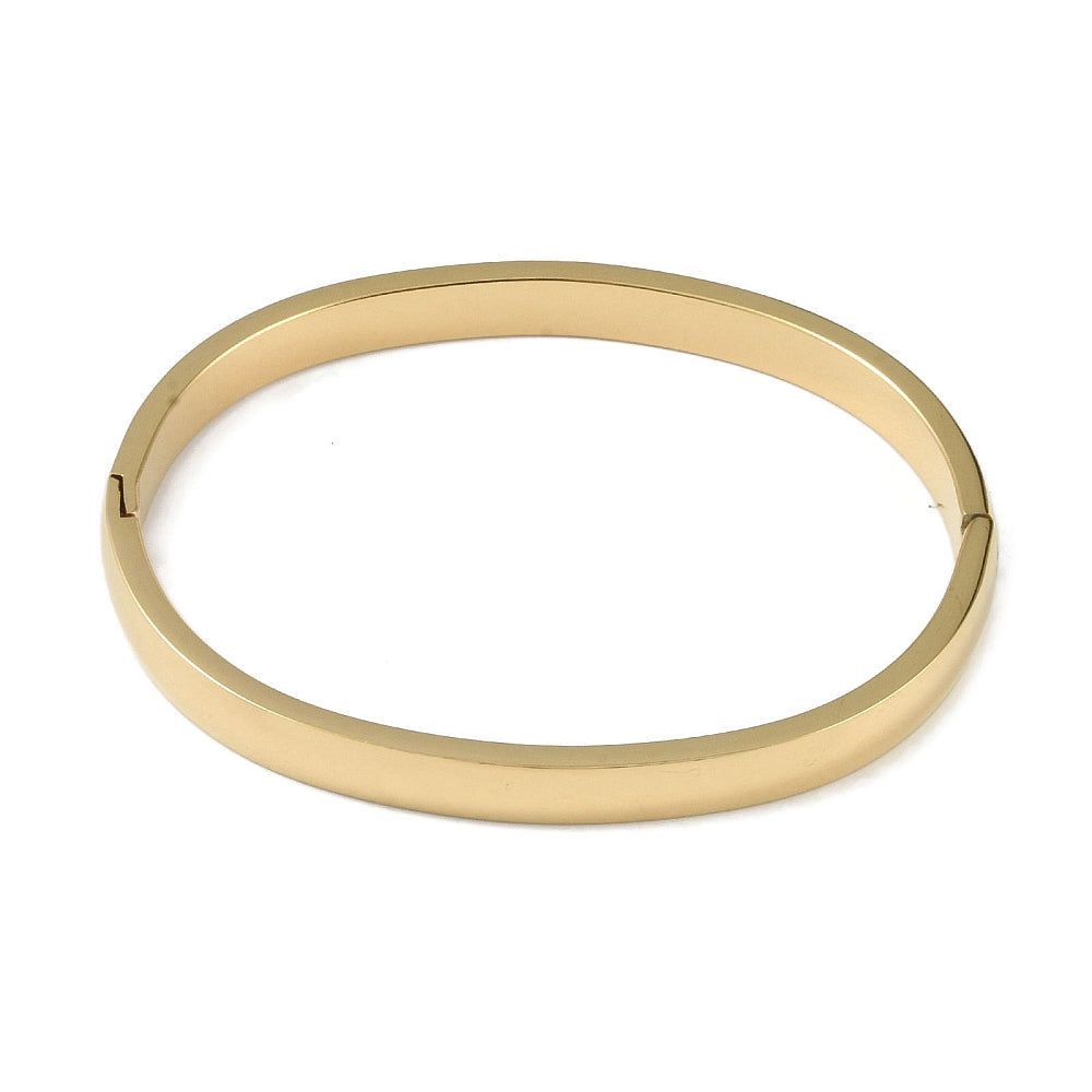 Jonc ovale acier inoxydable M