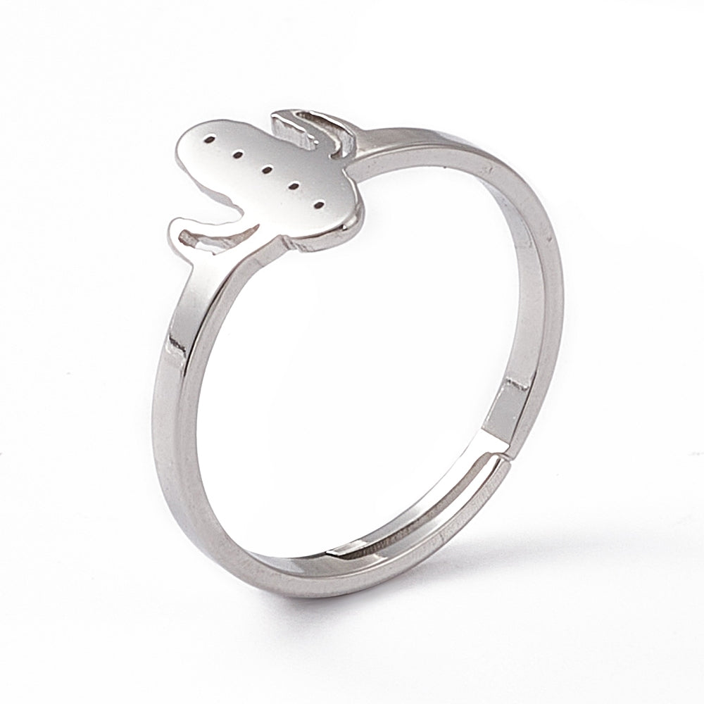Inés bague acier inoxydable
