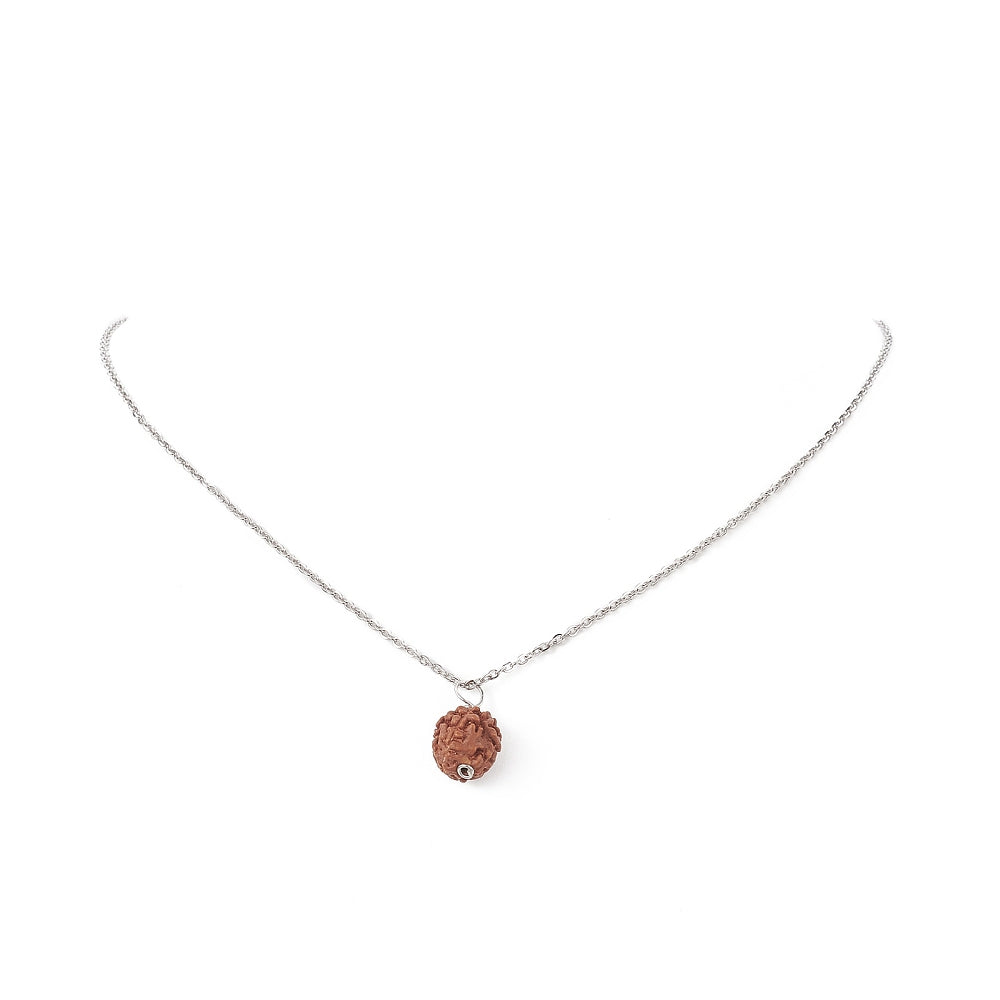 Collier avec rudrashka 6mm