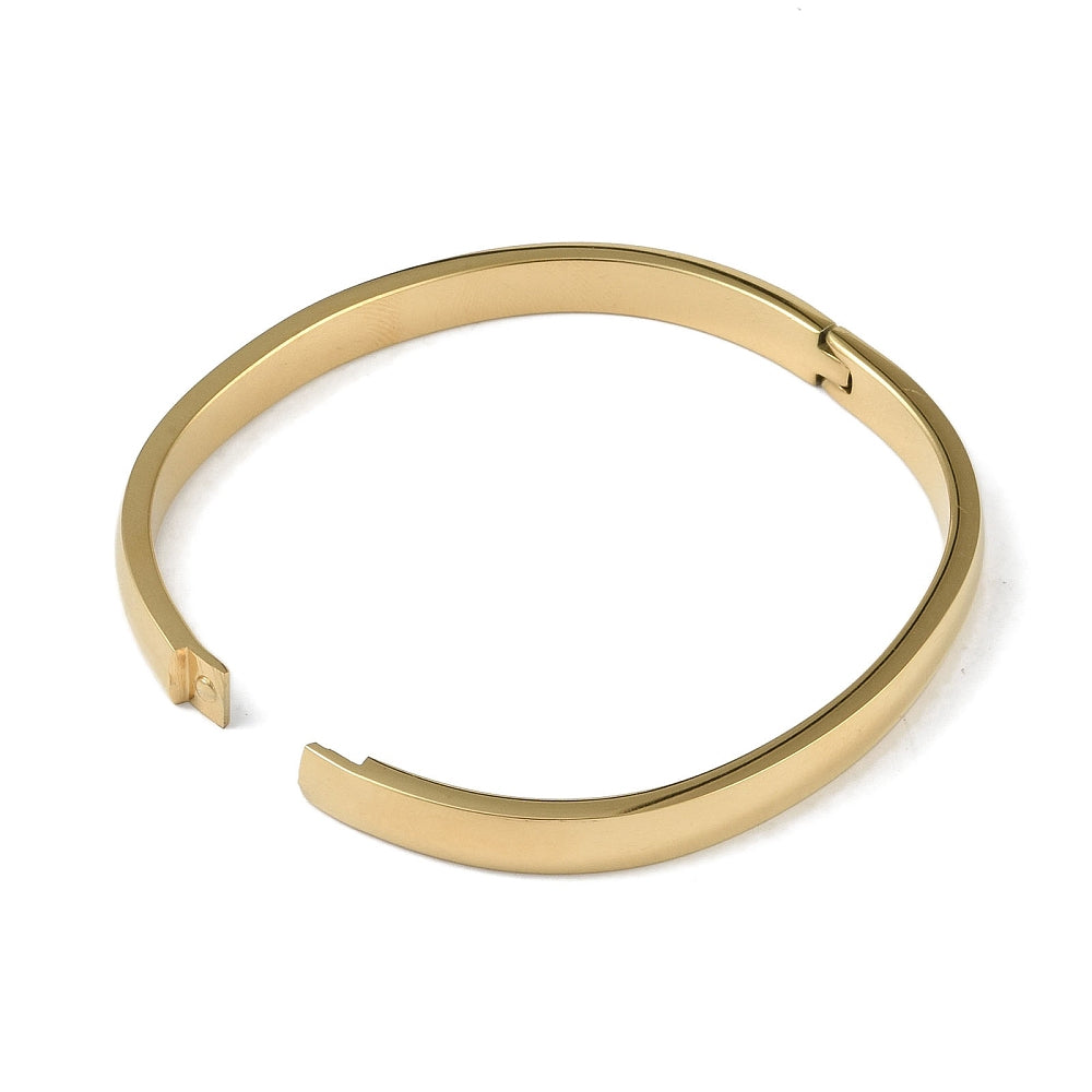 Jonc ovale acier inoxydable M