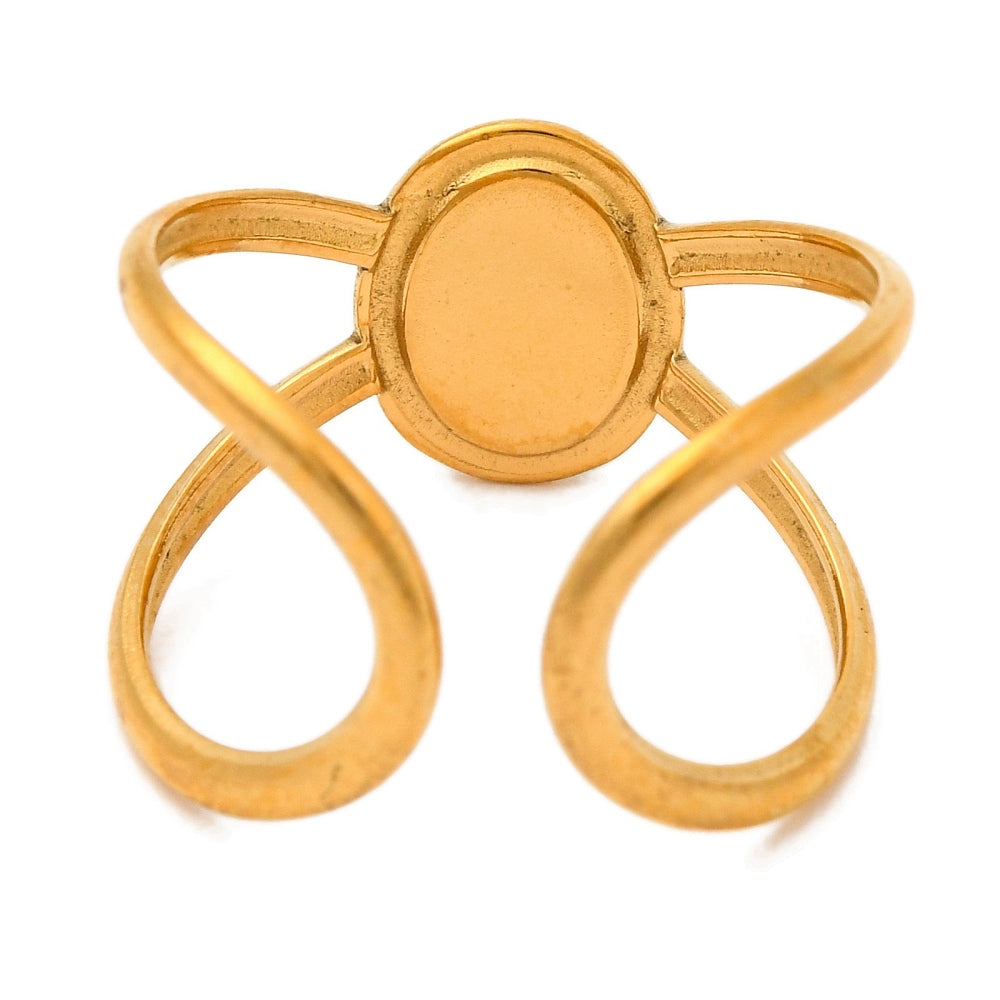 Bague manchette oeil de tigre