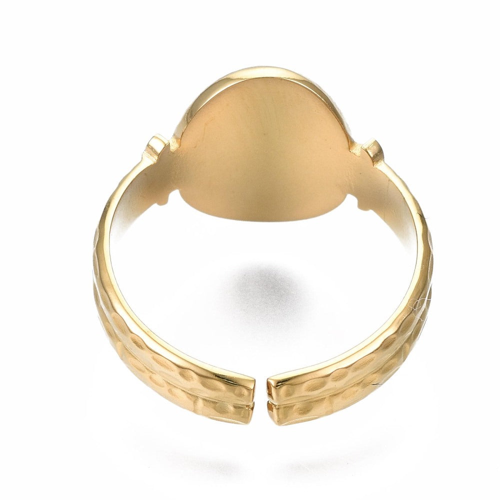 CHEVALIER A PLATEAU BAGUE ACIER INOXYDABLE