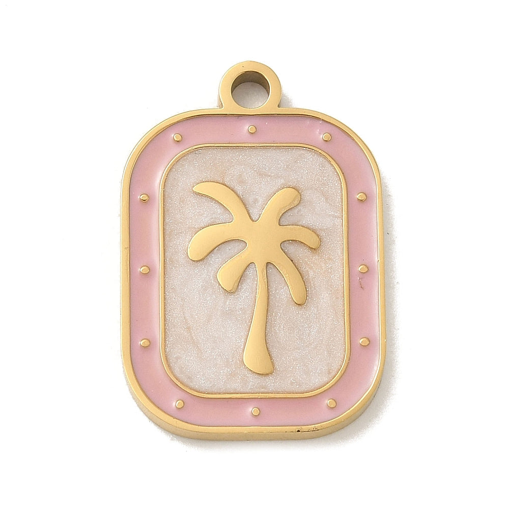 Charm émaillé - Palmier