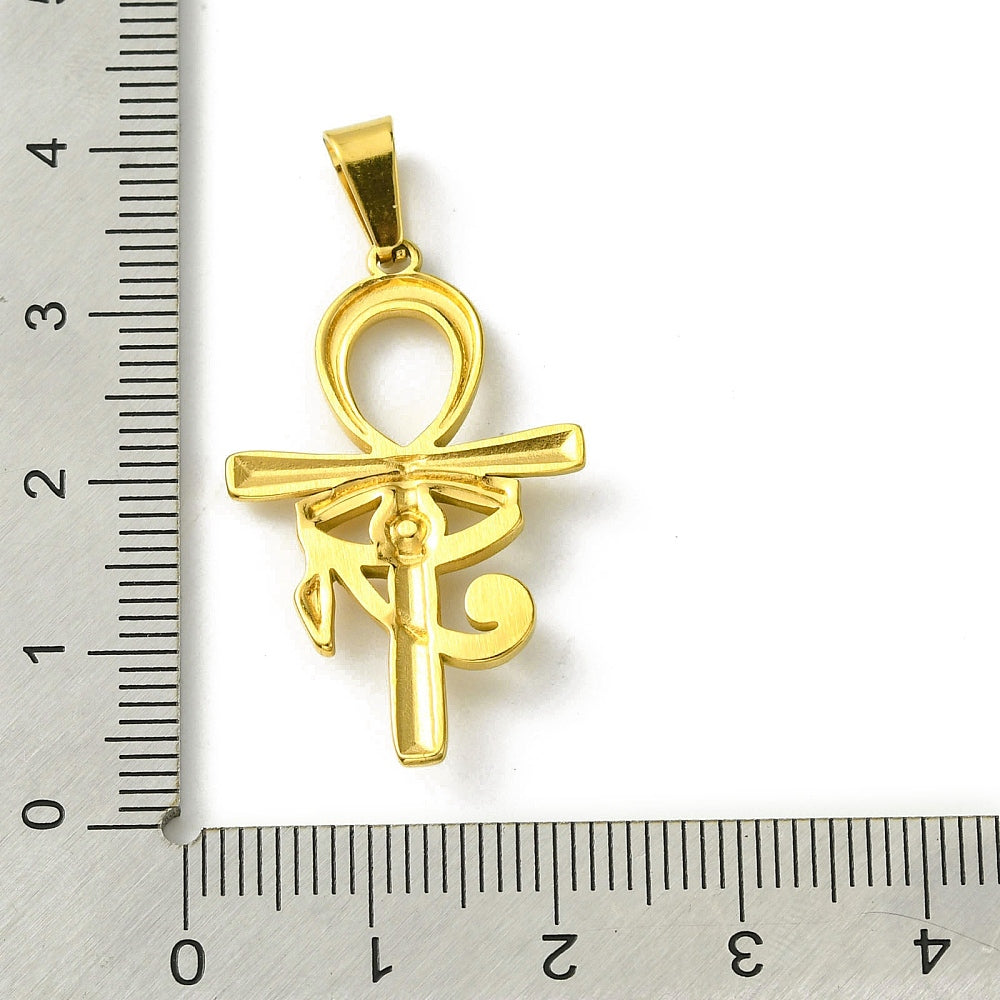 Pendentif croix de Ankh strass