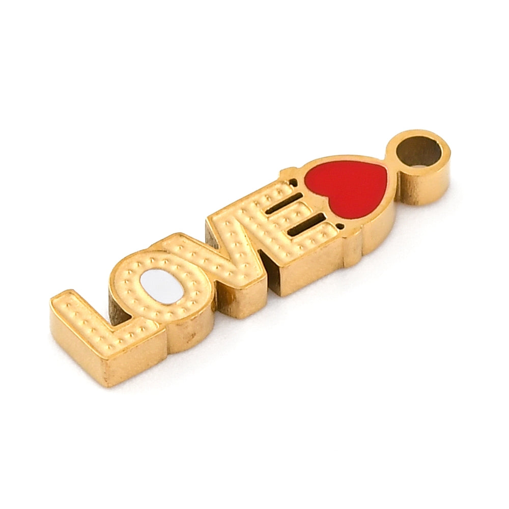 Charm émaillé - Love