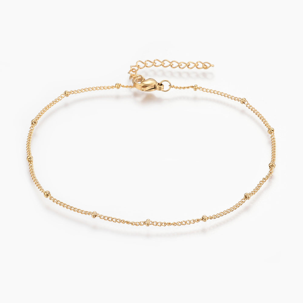 Katte bracelet de cheville en acier inoxydable