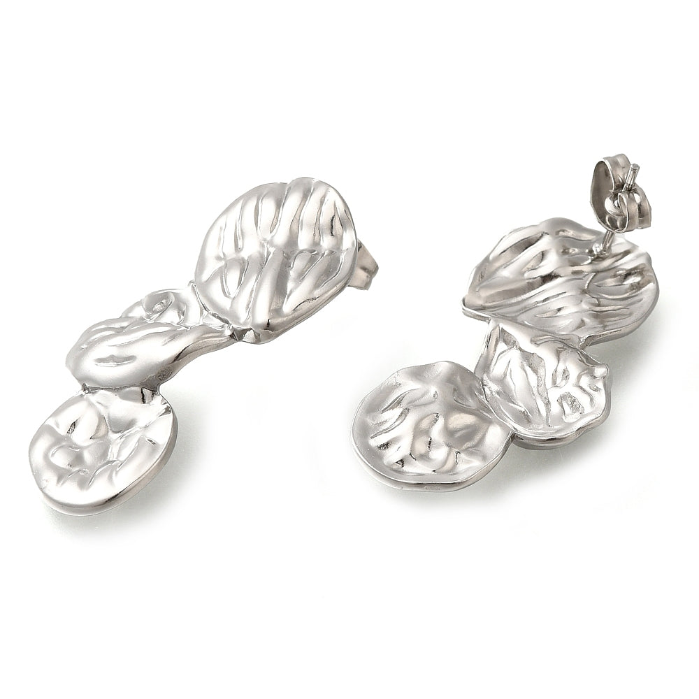 Clou d'oreille acier inoxydable pépite