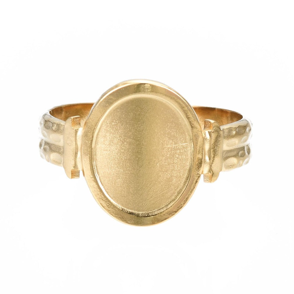 CHEVALIER A PLATEAU BAGUE ACIER INOXYDABLE