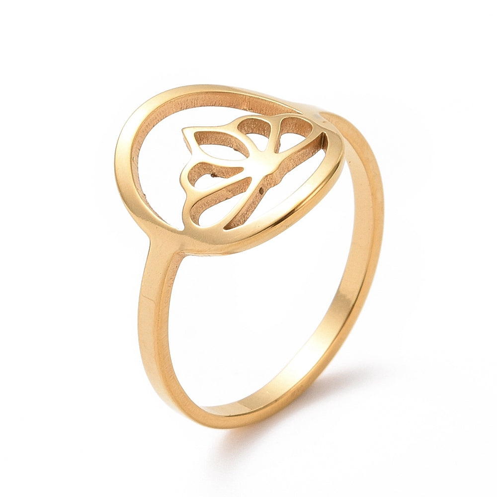CROWN BAGUE ACIER INOXYDABLE