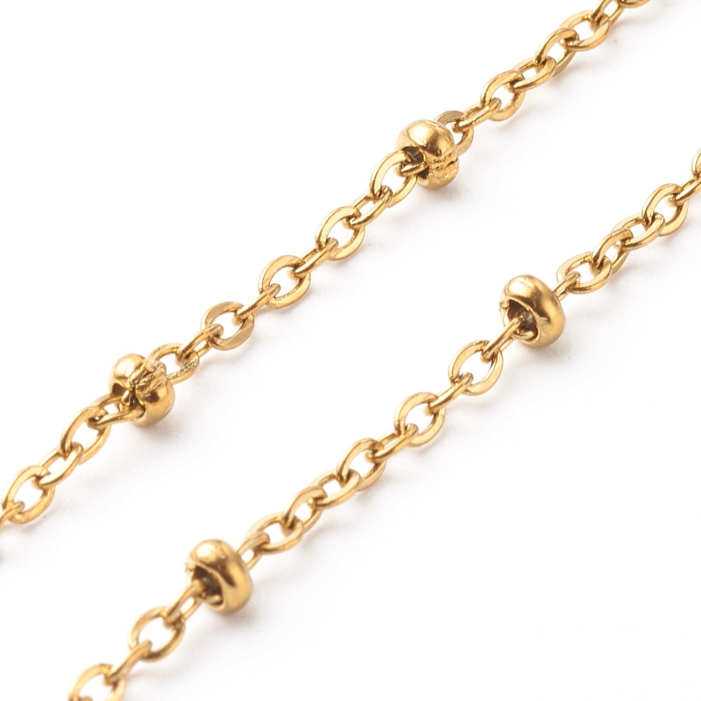 Collier acier inoxydable moyenne perle fine