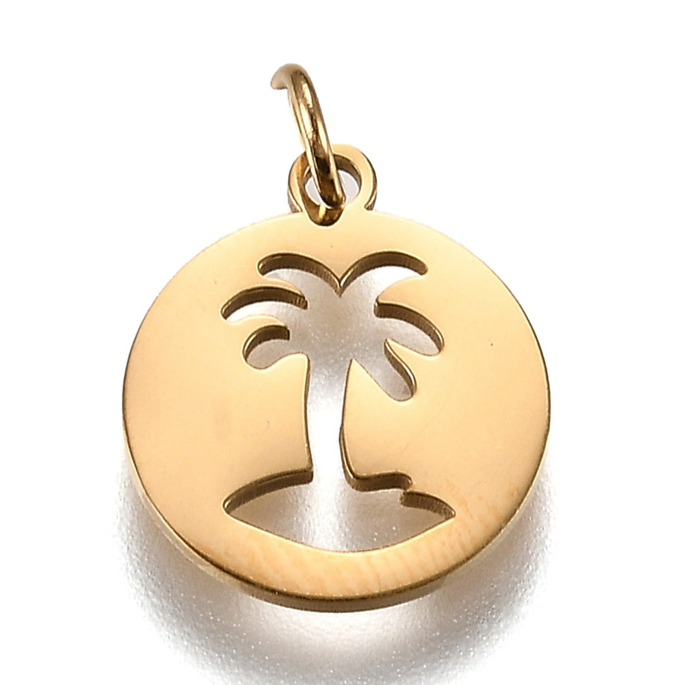 Charm pendentif cocotier