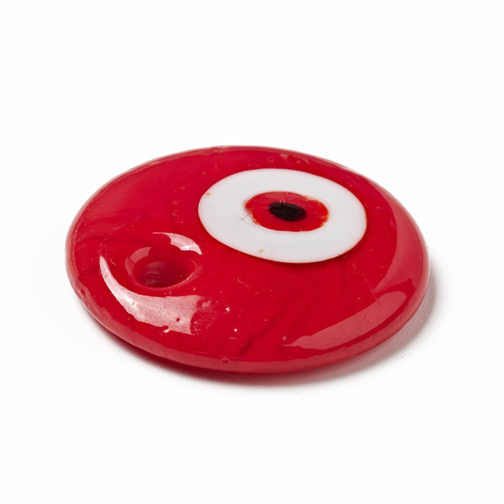 Pendentif protection mauvais œil turc eye rouge