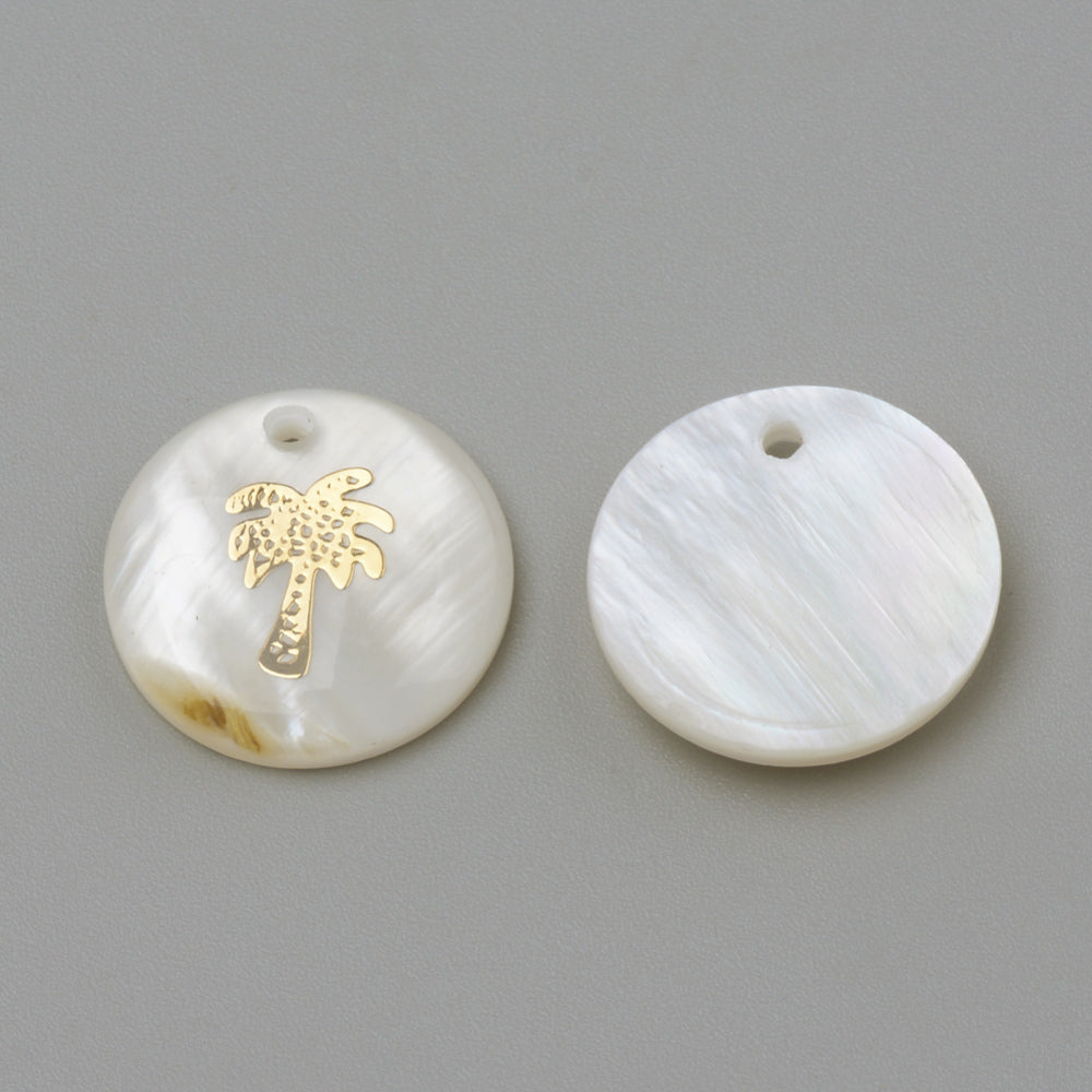 Charm nacre palmier
