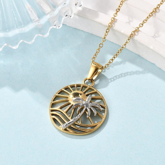 Collier Playa bicolore