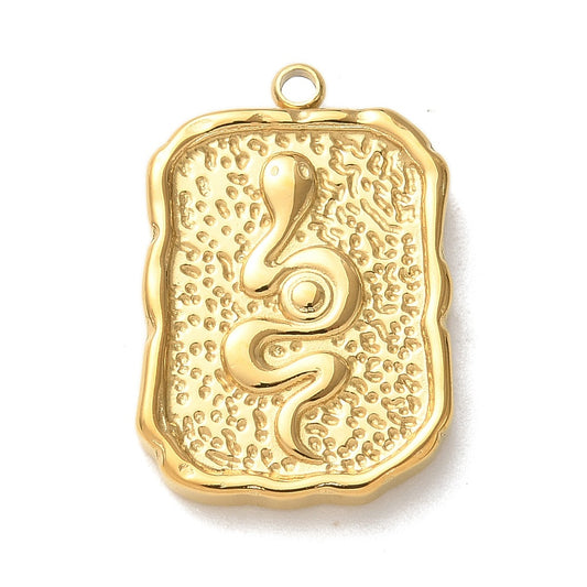 Charm carte serpent