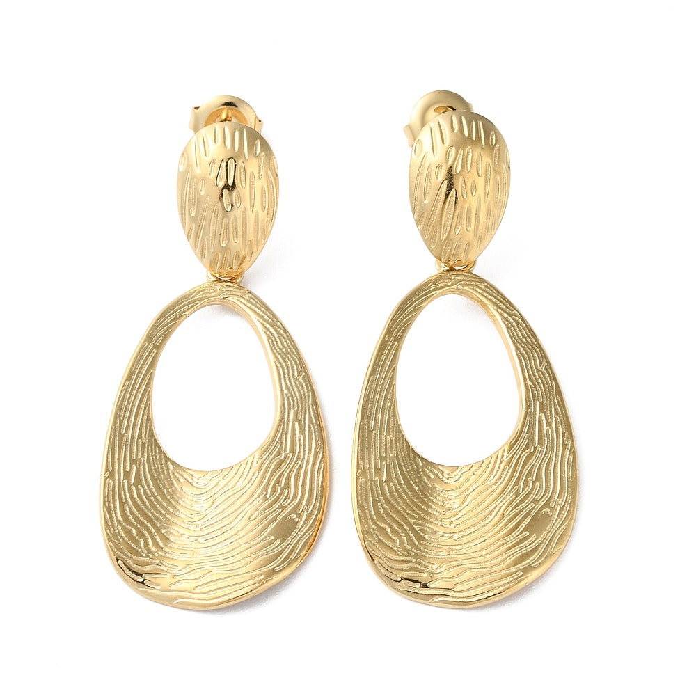 Clou d'oreille 2 pièces ajouré