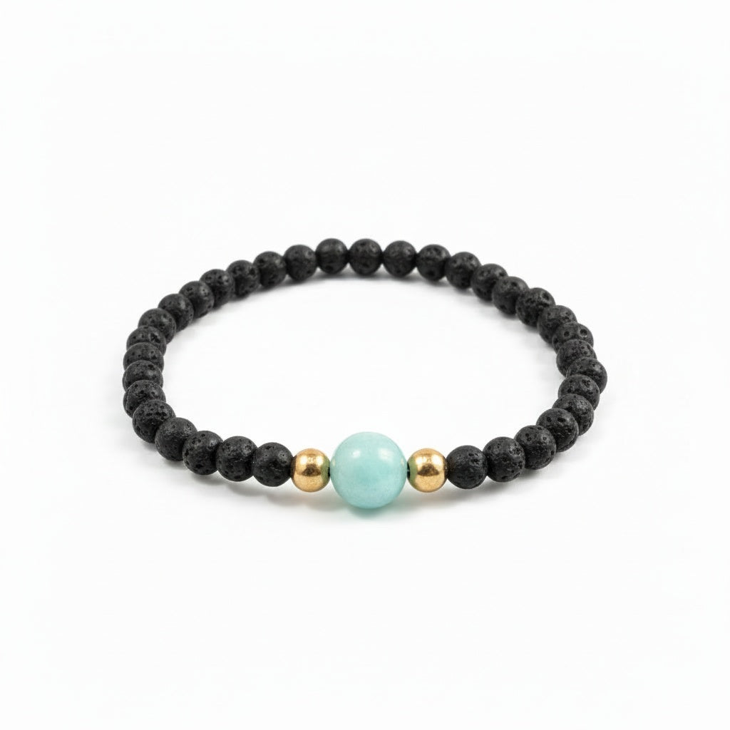 Bracelet - Ermitage - Amazonite | lave