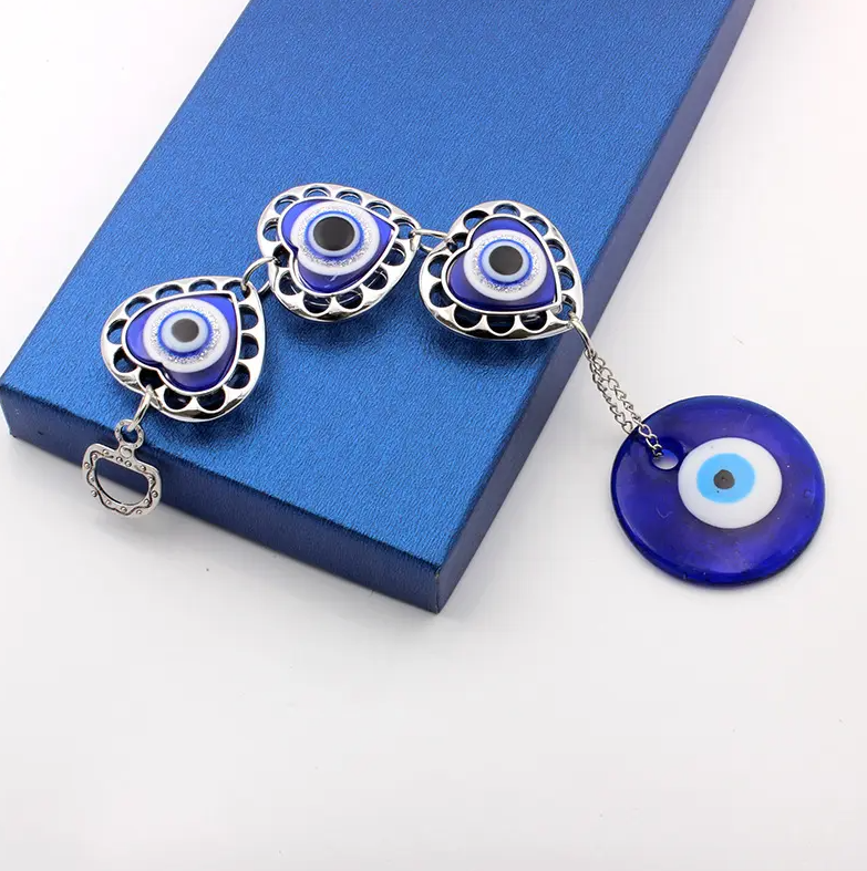 Suspension protection mauvais œil 4/5 amulettes