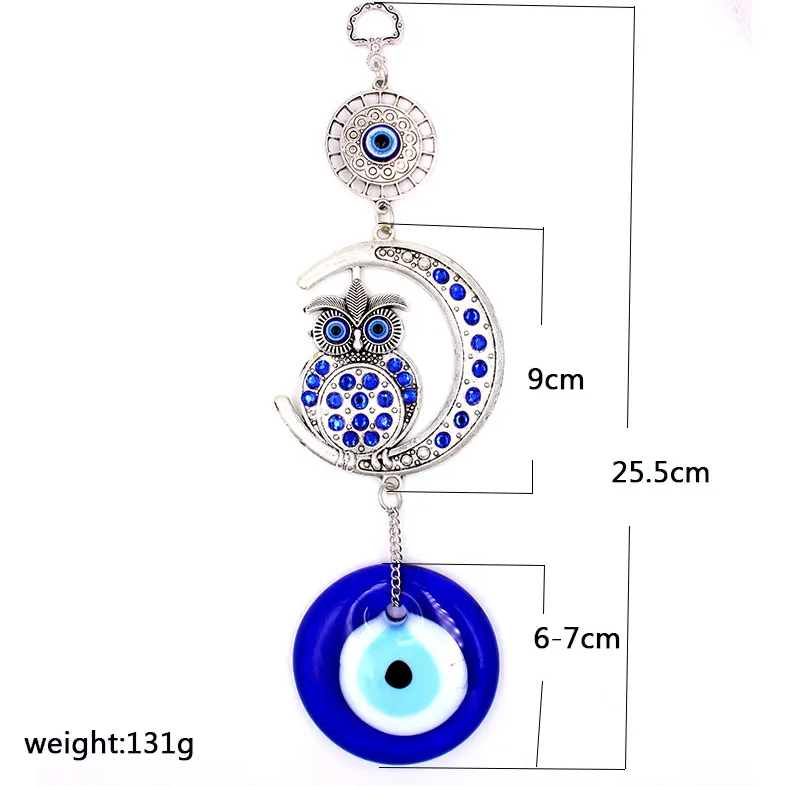 Suspension protection mauvais œil hibou