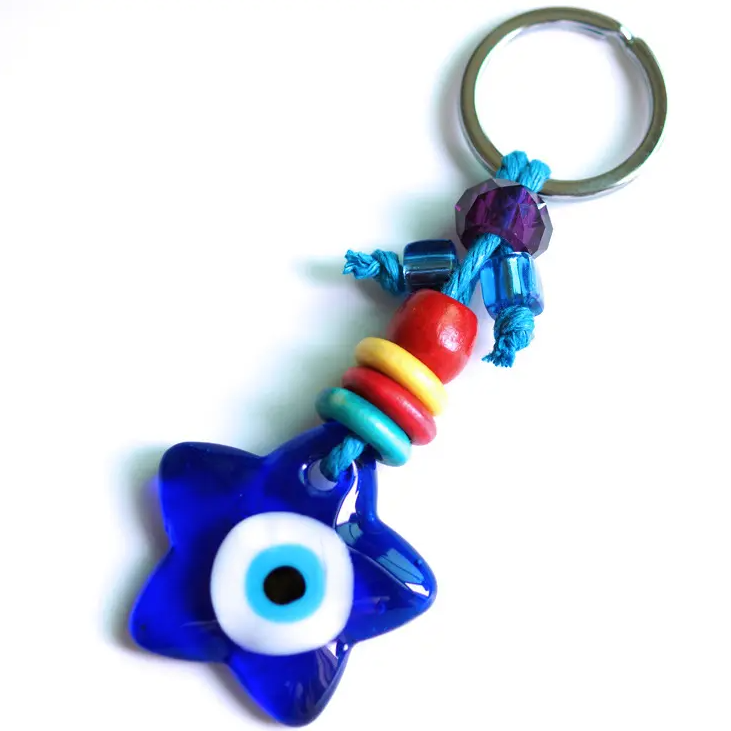 Porte clé protection mauvais œil amulette
