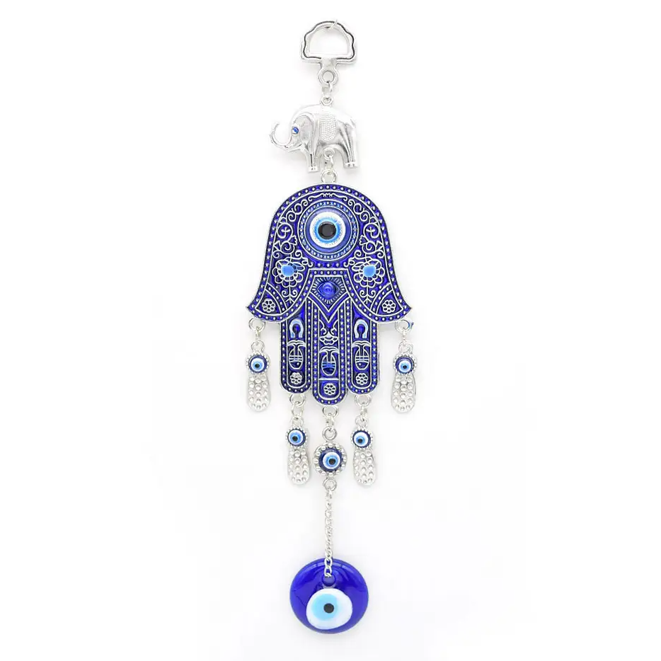 Suspension protection mauvais œil hamsa et amulette