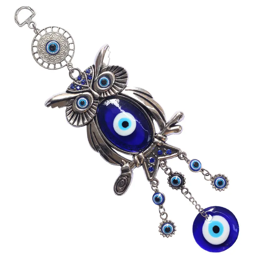 Suspension protection mauvais œil hibou