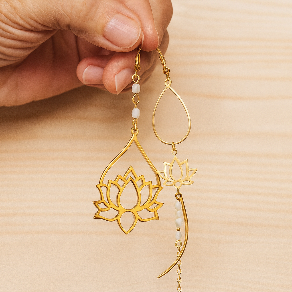 Boucles d'oreille dépareillées - Maguy