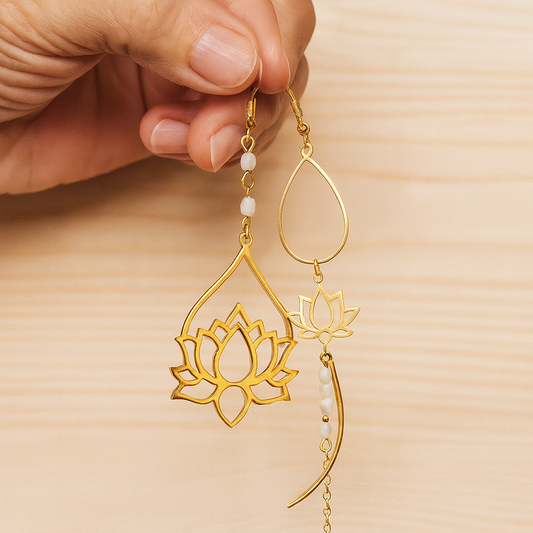 Boucles d'oreille dépareillées - Maguy