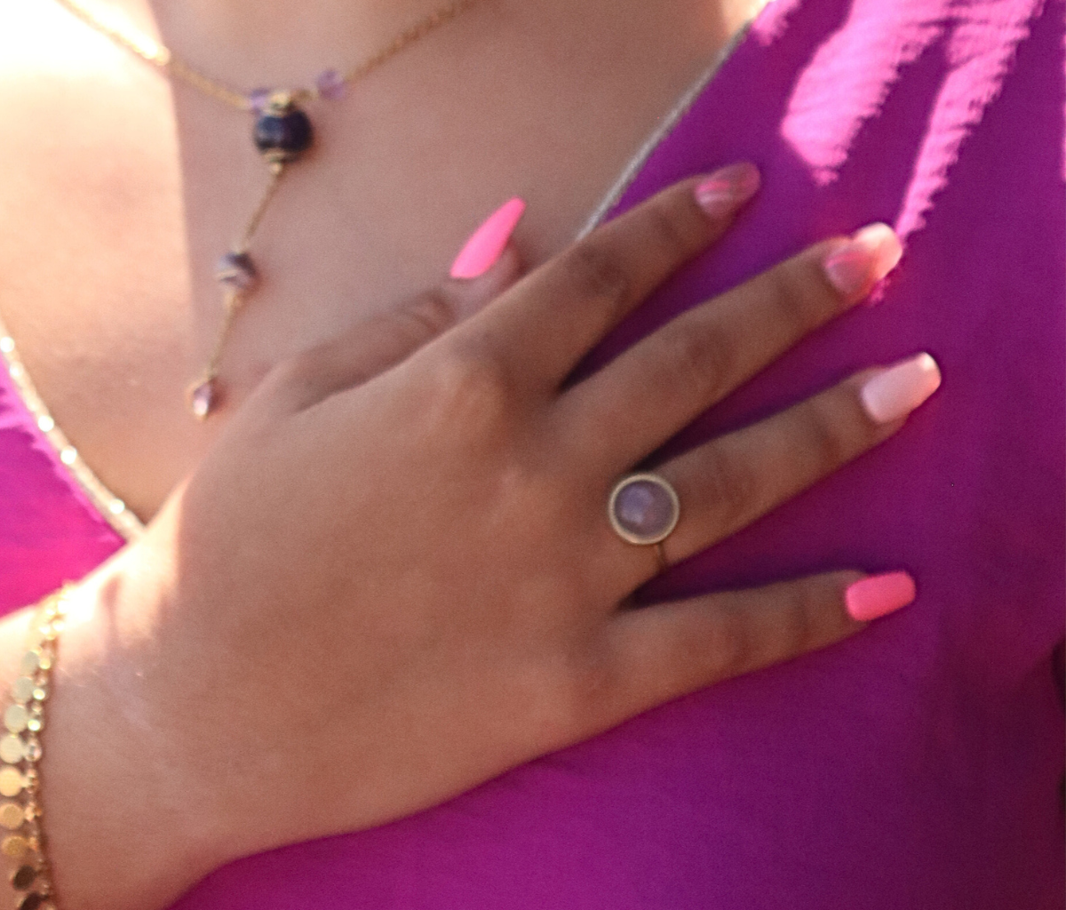 Bague améthyste - Améthyste divine