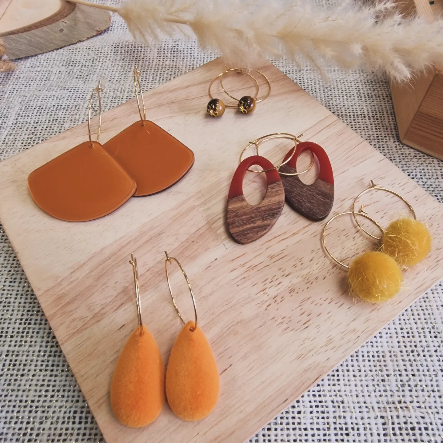 Kit 7 paires de boucles d'oreilles