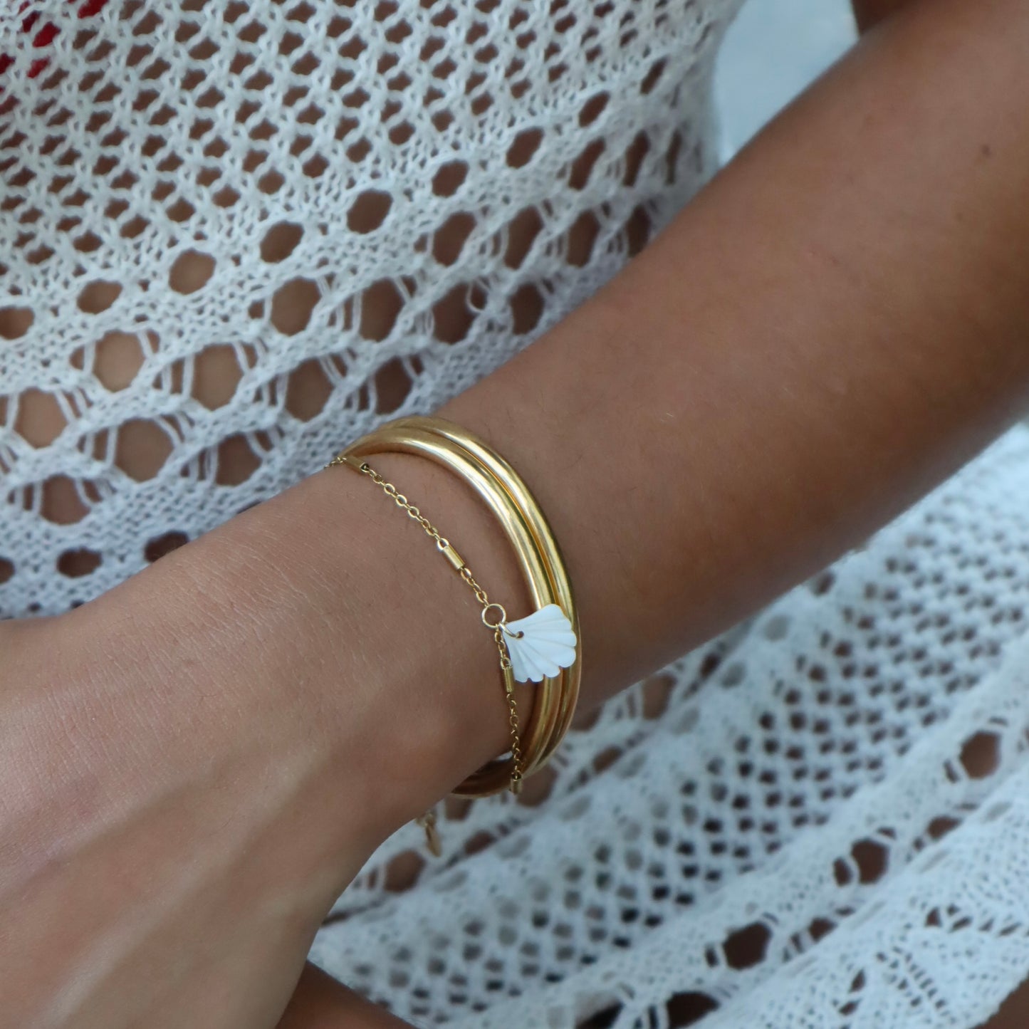 Collection Tropical spirit  - Bracelet nacre