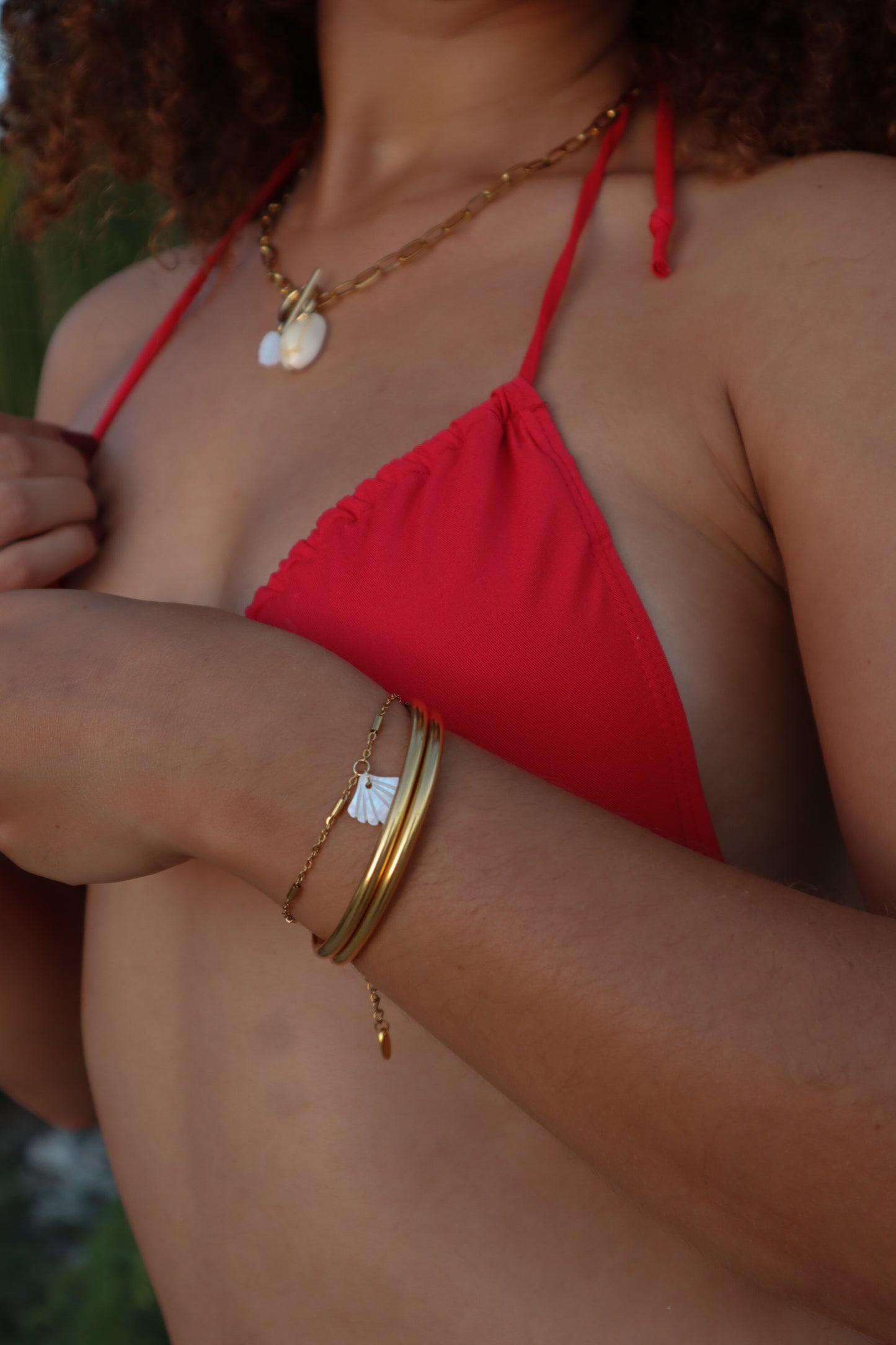 Collection Tropical spirit  - Bracelet nacre