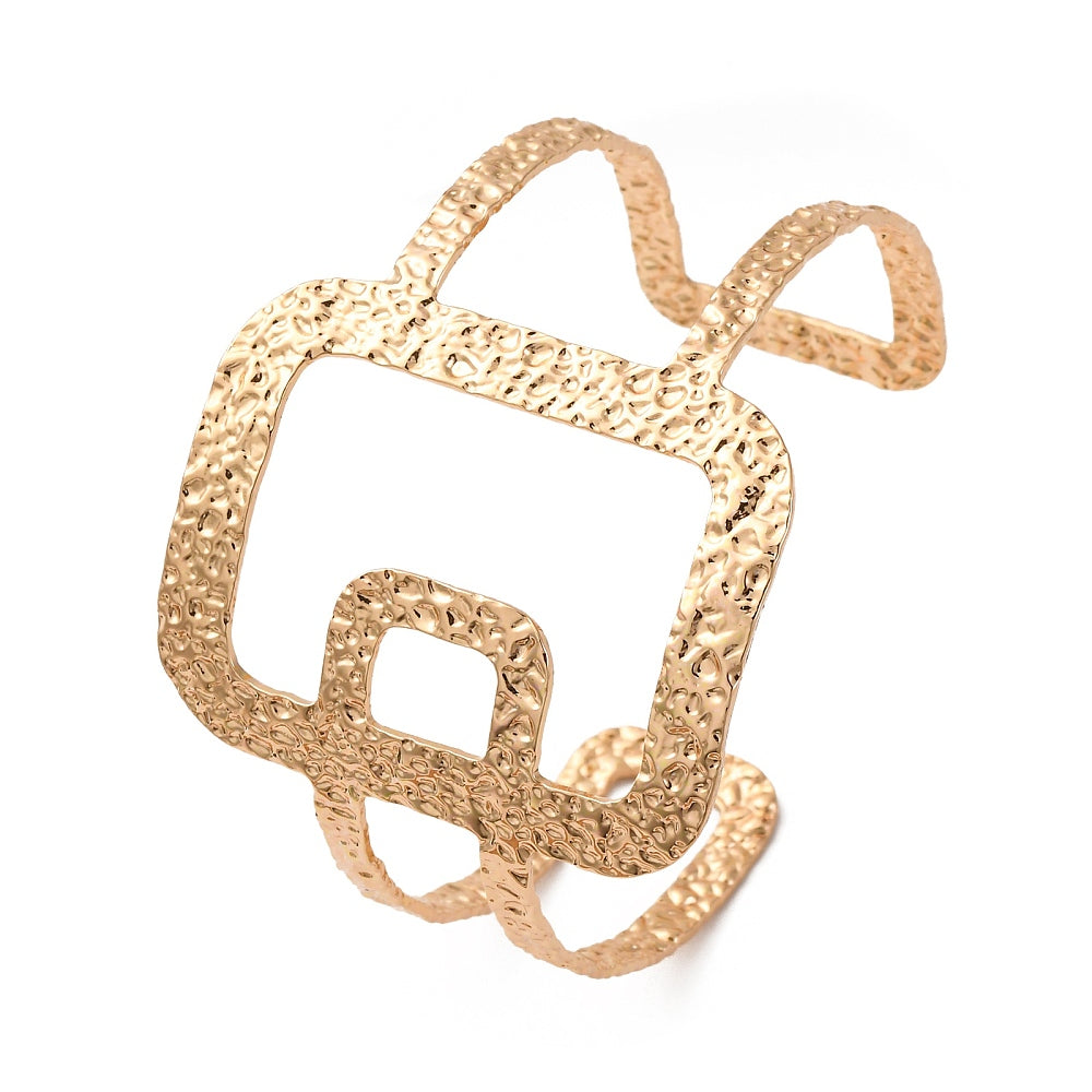 Bracelets manchettes en acier inoxydable