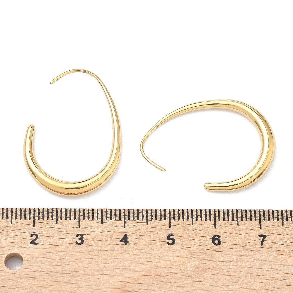 Boucle d'oreille pendante forme goutte
